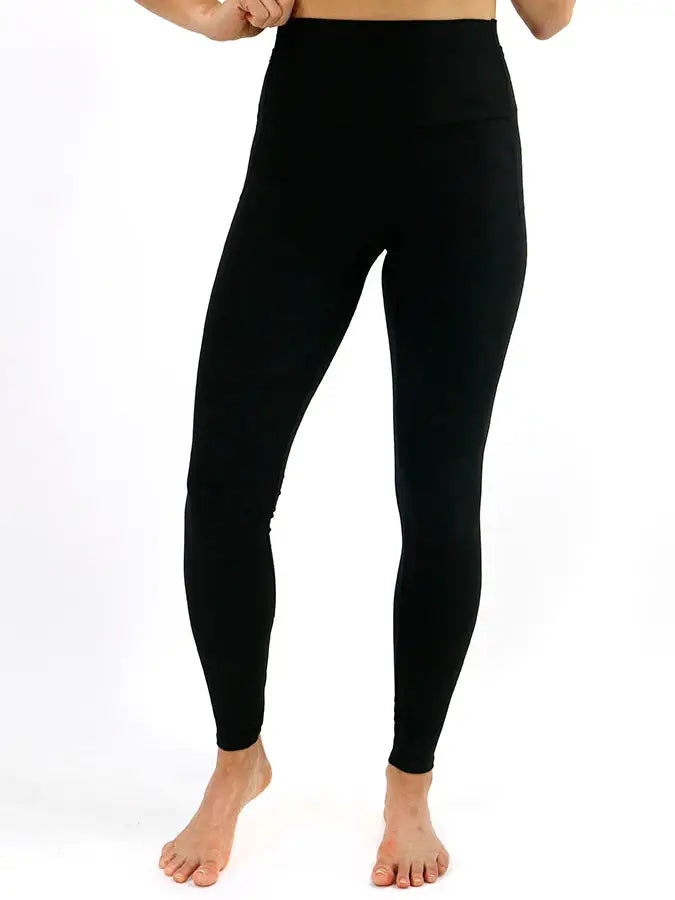 Grace & Lace Midweight Daily Black Pocket Leggings