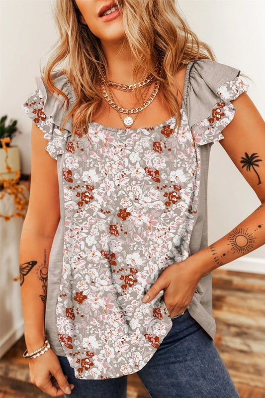 Ashen Floral Shirt