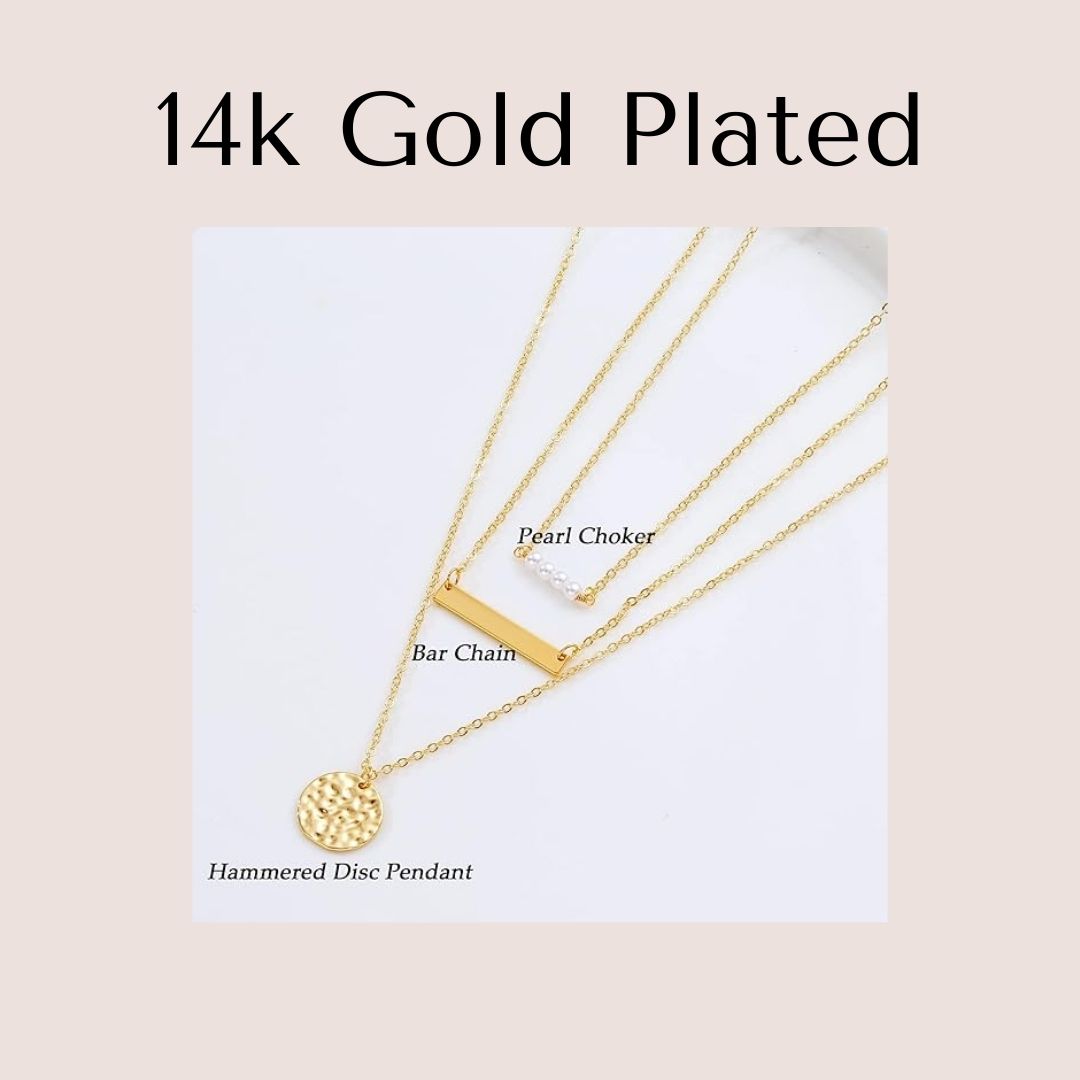 14k Gold Plated Single Necklace