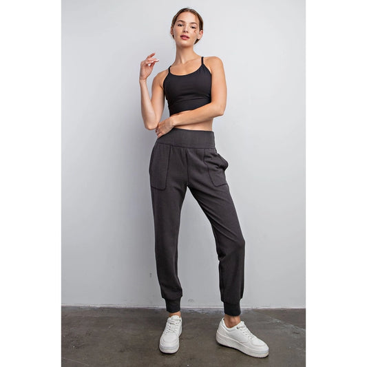 Rib Brush Joggers